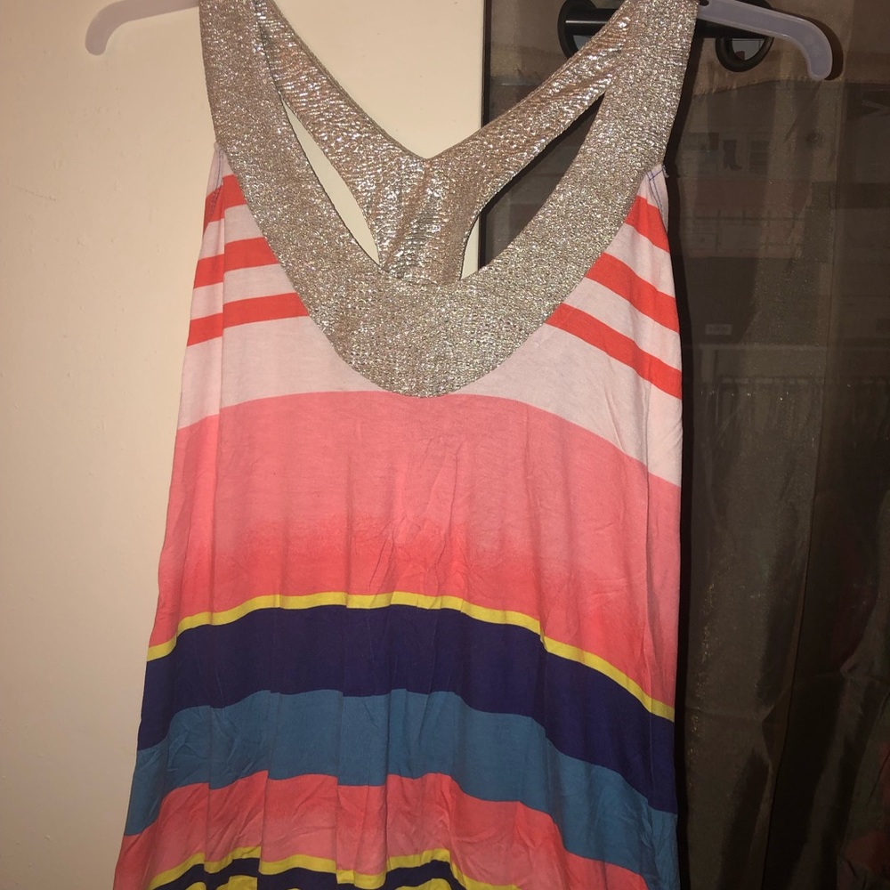 Summer tank in shimmering colors!